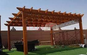برجولات قماش