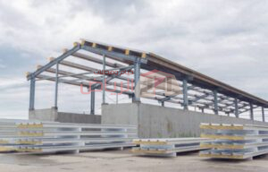 هناجر مظلات صاج بانل بعزل حراري وصوتي